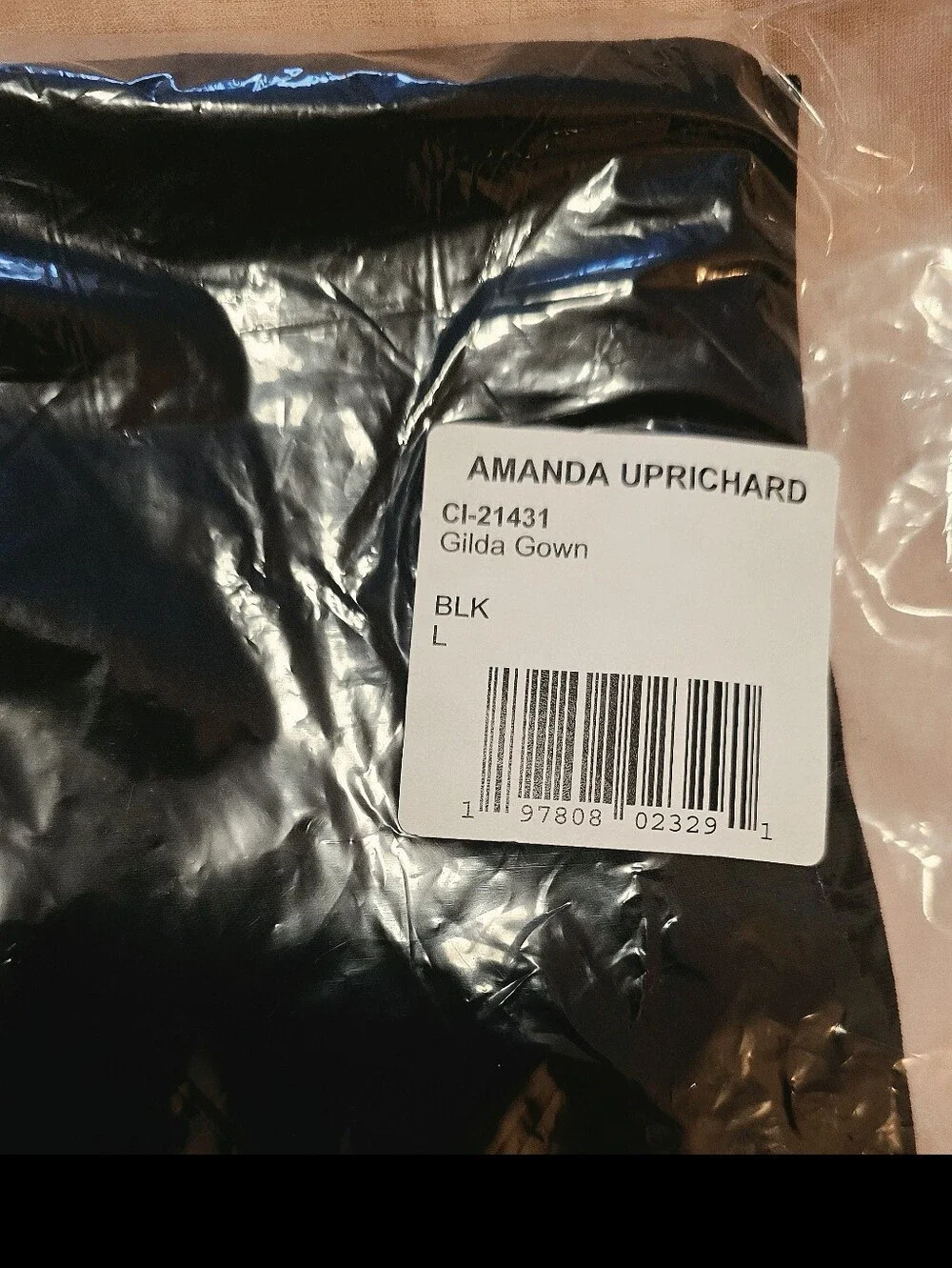Amanda Uprichard X REVOLVE Sleeveless One Shoulder Black Gilda Gown - Size Large - Picture 5 of 6
